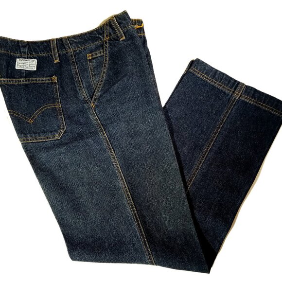 LEVI STRAUSS & CO Two Horse Jeans  sz 6 MED  Western RARE Vintage  Black Tab EXC - Picture 1 of 12